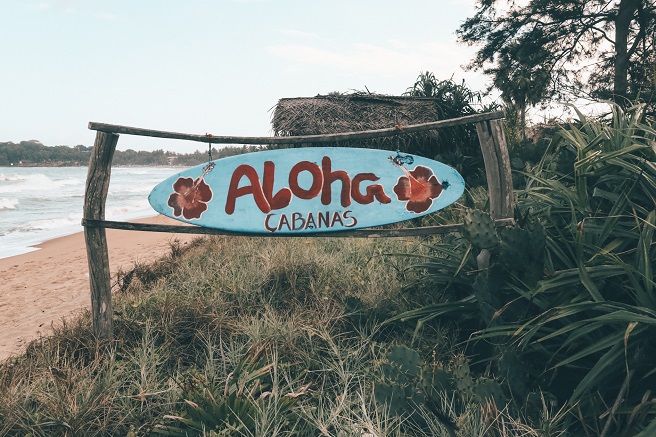 Aloha Cabanas am Arugam Bay Strand
