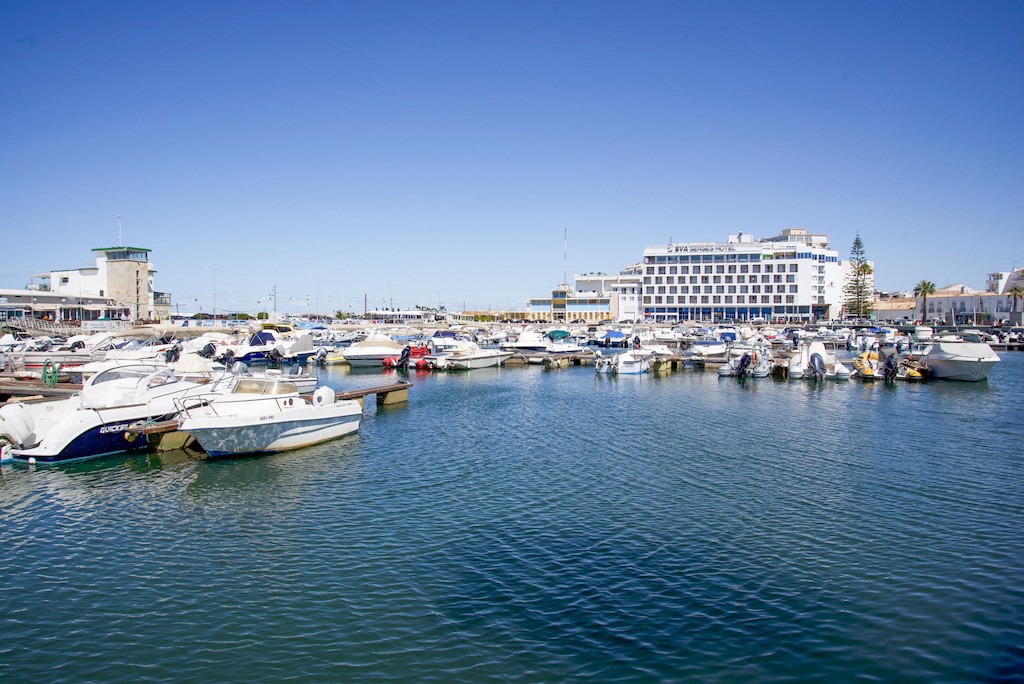 Hafen in Faro an der Algarve