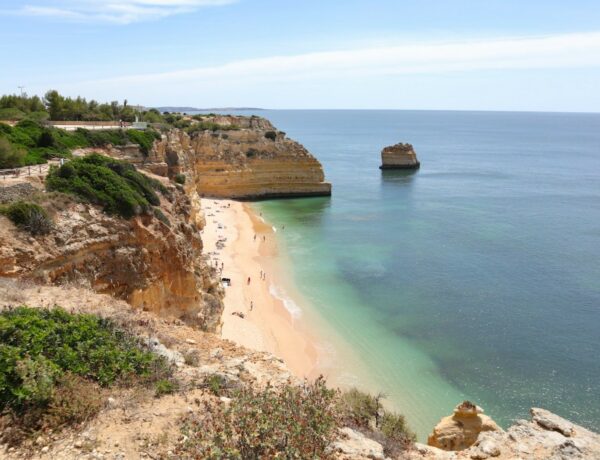 Praia de Marinha, einer der schönsten Orte an der Algarve