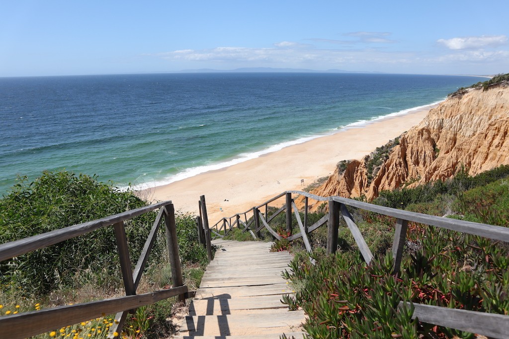 Praia de Galé Fontainhas, Strand an der Westküste von Portugal