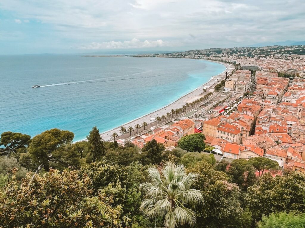 Nizza Top 10 Sehenswürdigkeiten: Aussicht auf die französische Rivera vom Bellanda Tower