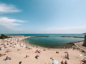 Bucht Plage de la Gravette in Antibes