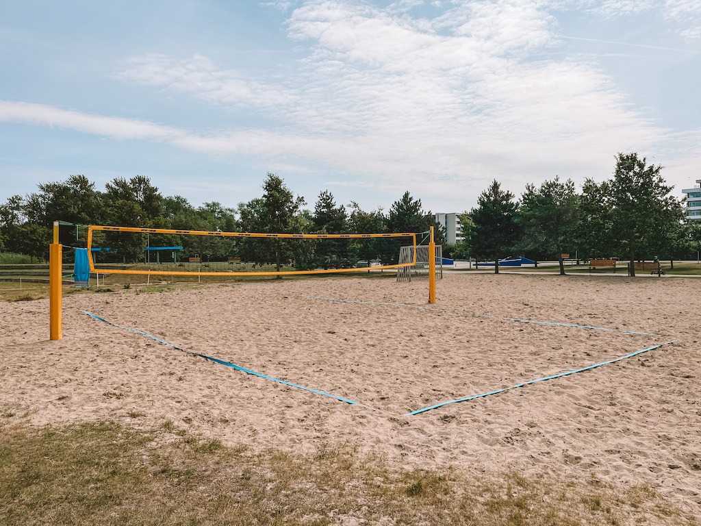 Beach Volleyball Feld in Heiligenhafen