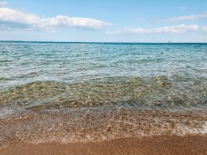Klares Wasser an der Ostsee