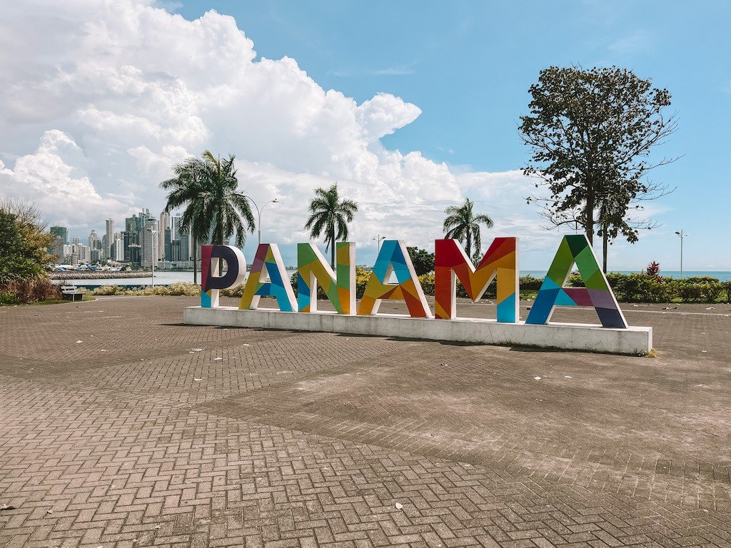 Panama Sign, Sehenswürdigkeit in Panama Stadt