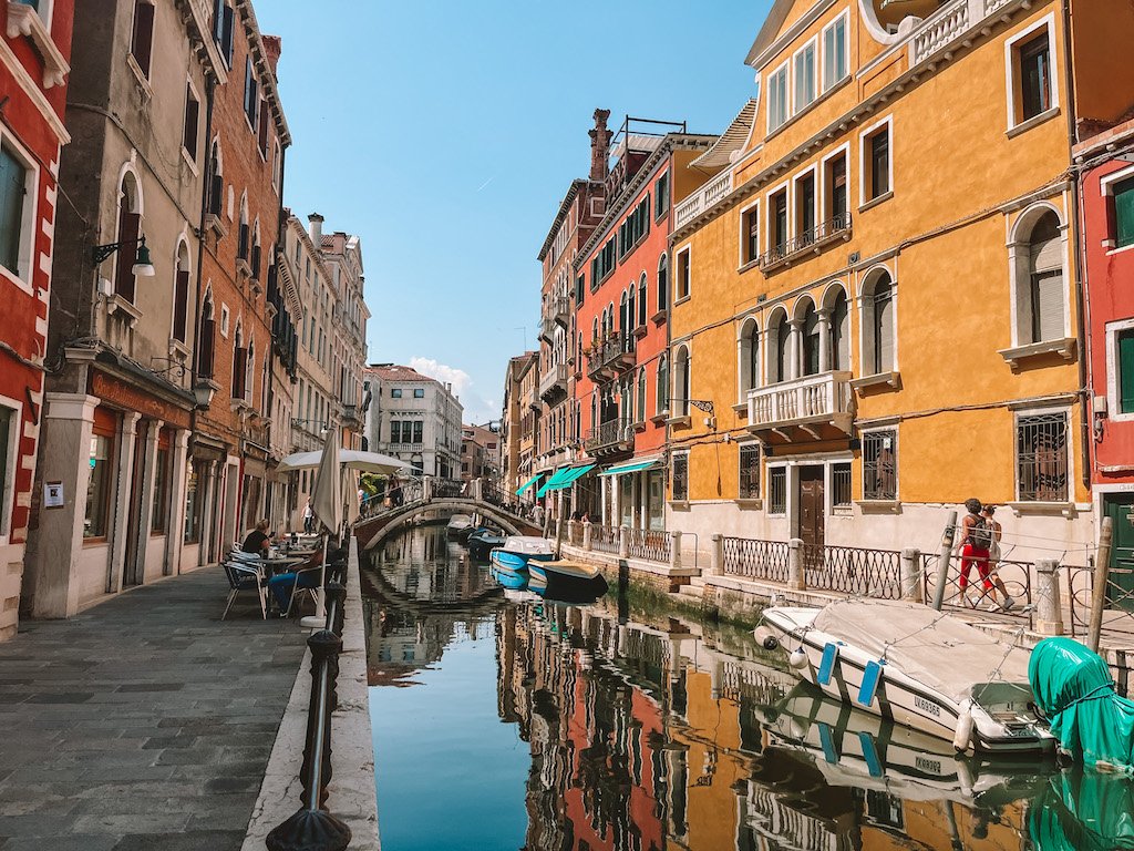 Kanal in Venedig, Fondamenta Rio Marin