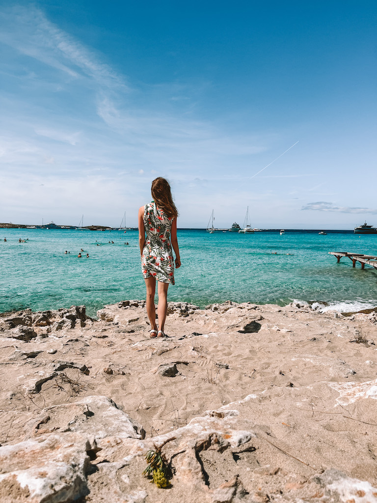 Karibischer Strand Platja de Ses Illetes auf Formentera