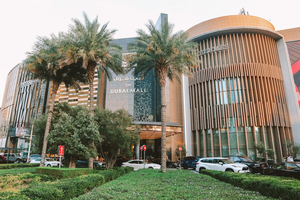 Dubai Abu Dhabi Kombireise: Dubai Mall, luxuriöses Einkaufscenter in Dubai